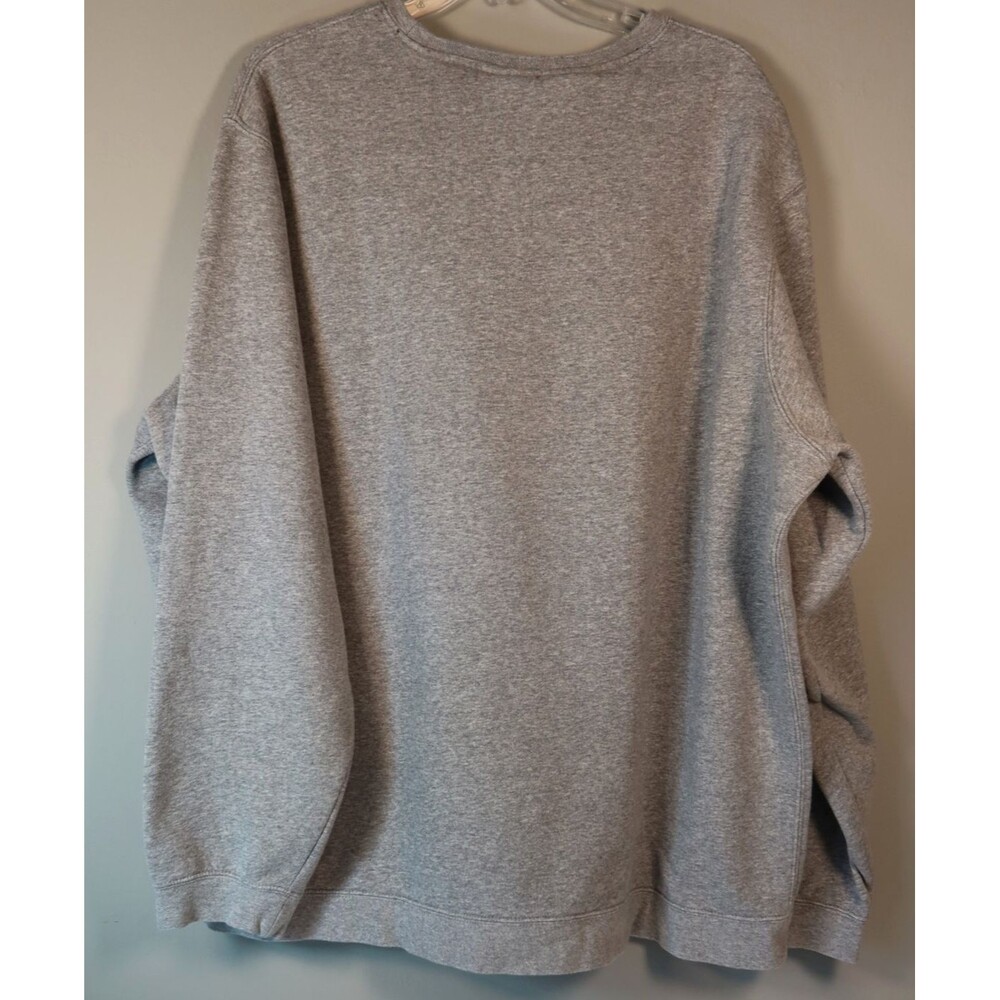 Clemson Tigers Nike Center Swoosh Gray fleece Crew Sweatshirt Mens 3XL EUC - Picture 5 of 10
